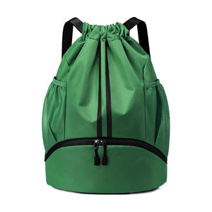 Bolsa Deportiva Verde con Cordón y Compartimento Inferior para Zapatos, Gran Capacidad, para Gimnasio, Entrenamiento y Deportes - Product Image 6
