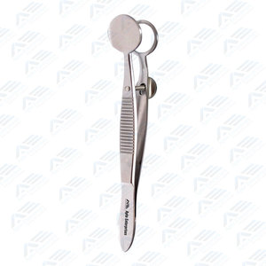 Placa de 23mm 12x20mm Mango plano Titanio, 3,6 ''(9,2 cm) Manual Chalazion Scoop Forceps Instrumentos médicos Equipos médicos - Product Image 5