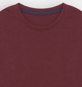 T-shirt pour homme à manches courtes tricotées sur le devant, respirant, col rond, coupe ample, impression personnalisée, anti-plis, séchage rapide, polyester/coton - Product Image 2