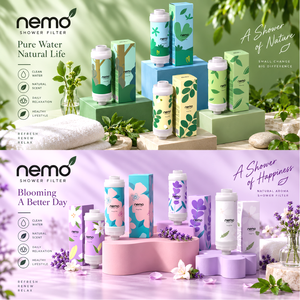 Filtro de Ducha de Plástico de 2 Etapas con Vitamina C Hecho en Corea, Alta Calidad para Eliminar el Cloro, Uso Doméstico, OEM ODM - Product Image 4