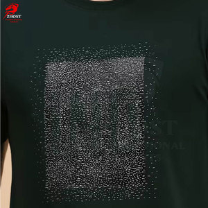 เสื้อยืด DTF ออกแบบเองสำหรับผู้ชาย ผ้าฝ้าย 100% โลโก้ด้านหน้าแบบเรียบง่าย เป็นมิตรกับสิ่งแวดล้อม ระบายอากาศได้ดี แฟชั่นลำลอง สตรีทแวร์ สวมใส่สบาย ทันสมัย - Product Image 6