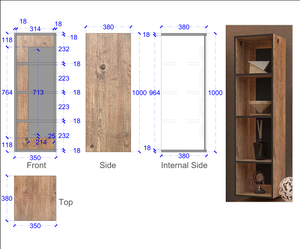 Modern Wall <b>Shelf</b> Storage Rack for Living Room <b>Bedroom</b> Kitchen Durable Stylish Space Saving Organizer Furniture Premium Quality - Product Image 2