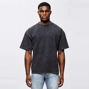 T-shirts Homme Oversize à Manches Courtes 280g Personnalisés en Gros, Qualité Supérieure, Lavables, Design Épaules Tombantes, 100% Coton - Product Image 2