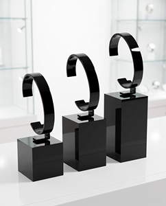 Acrylic Smart Watch <b>Display</b> Stand Compact Elegant Transparent Customized Freestanding Corner Shelf for Easy - Product Image 6