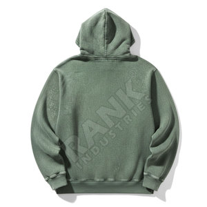 Servicio OEM, el mejor material disponible en diferentes colores básicos, sudaderas con capucha para hombre, mezcla de algodón, lavado ácido. - Product Image 2
