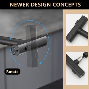 Rubinetto da Cucina Monocomando con Doccetta Estraibile Nero per Lavello - Product Image 6