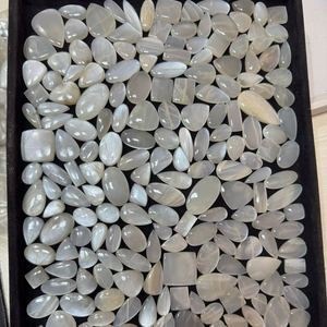 Natural <b>Peach</b> Moonstone Cabochon Mix Shape and Size Wholesale Bulk Lot Loose Gemstone for Jewelry Making Stones, - Product Image 1