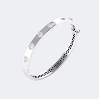 Bracelet élégant en or avec diamants de laboratoire multi-formes pour femme, luxe, anniversaire, mariage, certifié IGI SGL, couleur E/F, VS-VVS
