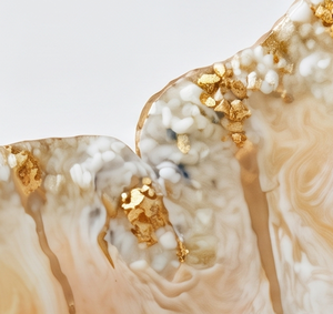 Luxury Decorative <b>Bowl</b> <b>Gold</b> Finish Elegant Centerpiece Stylish Table Accent For Home Living Room And Event <b>Decor</b> - Product Image 2