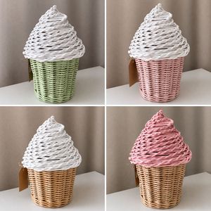 New Design Rattan Ice Cream Gergean <b>Box</b> <b>Ramadan</b> Giveaway <b>Gift</b> <b>Box</b> Best Selling Factory Manufacturer OEM ODM - Product Image 5