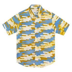 Chemise Hawaïenne pour Homme Personnalisée en Usine avec Impression Numérique Intégrale – Modèle Designer - Product Image 1