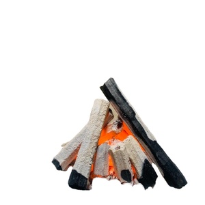 Carbón de briquetas hexagonales de aserrín de madera dura circular de carbono plateado negro para cocinar barbacoa al aire libre - Product Image 1