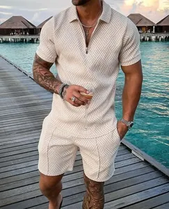Ensemble T-shirt et Short Vintage pour Homme en Coton 100% Personnalisé, Délavé à l'Acide, Imprimé Sérigraphié, Style Hip Hop - Product Image 4
