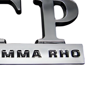 Emblema Cromado para Auto Sigma Gamma Rho, Calcomanía Metálica con Letras Griegas, Accesorio Elegante para Vehículo - Product Image 4