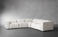 Elegantes, halbrundes Sofa aus gebogenem Stoff mit Schwamm mit hoher Dichte und Premium-Polsterung für moderne Wohnzimmer erfahrungen