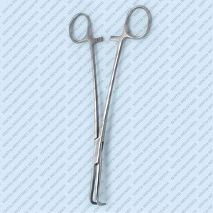 Pinza Torácica Kantrowitz de Alta Calidad, Ángulo Recto, Curvatura Completa, 8 Pulgadas, Mordazas Serradas, Instrumento Quirúrgico Cardiovascular - Product Image 4