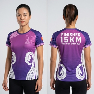 เสื้อทีมพิคเคิลบอลเวียดนามแอร์ไลน์แบบกำหนดเอง ผู้ผลิต OEM ODM ระบายเหงื่อได้ดี เสื้อกีฬาแขนสั้นโพลีเอสเตอร์สำหรับทุกเพศ - Product Image 1