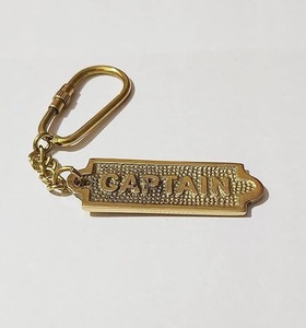 Porte-clés capitaine en laiton élégant nautique marin avec clip de mousqueton durable - Product Image 5