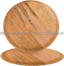 Assiettes de service en bois élégantes de qualité supérieure Vaisselle écologique et durable pour la maison, les restaurants et la restauration Dernière arrivée - Product Image 5