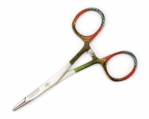 Ciseaux de pêche à la mouche 5,5 pouces, pinces de pêche personnalisées demi-noires avec poignée confortable - Product Image 2