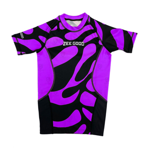 <b>Custom</b> Short Sleeve Surf Logo MMA/BJJ <b>Compression</b> <b>Shirt</b> Sublimated Jiu Jitsu Rashguard <b>Design</b> Your Own <b>Custom</b> Rash Guard - Product Image 1