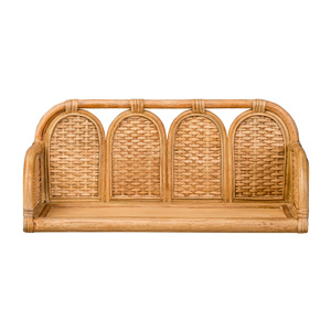Rattan kitchen organizer <b>racks</b> wall <b>shelf</b> <b>rack</b> for room storage magazine book holder <b>shelves</b> - Product Image 1