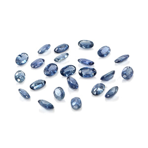 Saphirs bleus naturels de Bangkok, ovales calibrés 3x5mm, pierres précieuses de saphir bleu naturel facettées pour la création de bijoux - Product Image 3