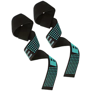 Custom Logo Unisex Gym Anti-Slip <b>Wrist</b> <b>Straps</b> Neoprene Weightlifting Powerlifting Equipment - Product Image 1