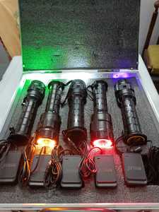 แหล่งกำเนิดแสง ไฟ LED เกรดนิติวิทยาศาสตร์ แสงสูง 5 สี ตัวโคมอะลูมิเนียม พร้อมกระเป๋าพกพา ควบคุมด้วยสวิตช์ AC 220V - Product Image 6