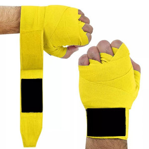 Bandages de boxe personnalisés en coton, soutien respirant pour les poignets, équipement de protection pour l'entraînement sportif et la gym - Product Image 2