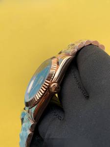 Reloj de Pulsera Automático Mecánico BOJ Plain R.O.L.E.X.19 de 41 mm con Esfera Romana en Tono Oro Rosa, Acero Inoxidable, Hecho en Suiza, Precio Bajo, Gran Oferta - Product Image 3