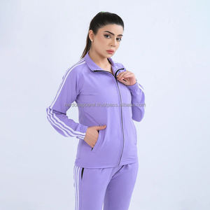 Nardon Apparel Automne Personnalisé Décontracté Couleur Unie Crop Top Workout Joggers Femmes 2 Pièces Survêtement Pantalon Ensembles de Costumes - Product Image 1