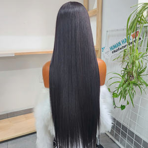 วิกผมแท้เวียดนาม 100% แบบดิบ ไม่ผ่านการแปรรูป  แบบ Double Drawn  ทรง M Line Frontal HD Lace  ผมตรงแบบ Bone Straight  ยาว 30 นิ้ว  วิกผมลูกไม้ HD แบบใส - Product Image 2