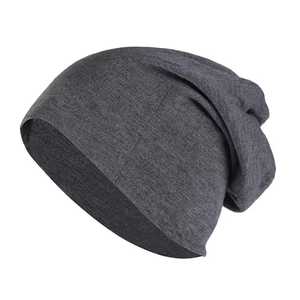 Unisex Solid Jacquard <b>Beanie</b> Hat 100% Cotton Breathable <b>Waterproof</b> Computer Knitted Casual Winter Adult Size 56-58CM - Product Image 5