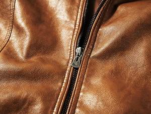 Nueva Llegada: Chaqueta de Cuero Marrón Claro SIXZIPP – Chaqueta Casual y de Motociclista para Hombre, Corte Ajustado, Cuero Premium, Exportación a Granel - Product Image 6