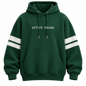 เสื้อฮู้ดโอเวอร์ไซส์ผ้าฟลีซเนื้อนุ่มระบายอากาศดี ตกแต่งด้วยผ้าปักลาย  ฟอกสีสไตล์วินเทจ พิมพ์ลายตัวอักษร ผ้าฝ้าย 100% - Product Image 2