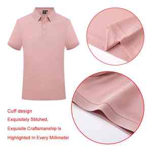 เสื้อโปโลผู้ชายสไตล์ลำลอง น้ำหนักเบา สวมใส่สบาย ลายทาง พิมพ์ลาย สีพื้น ผ้าโพลีเอสเตอร์ผสมคอตตอน ระบายอากาศได้ดี ไซส์ใหญ่ - Product Image 3