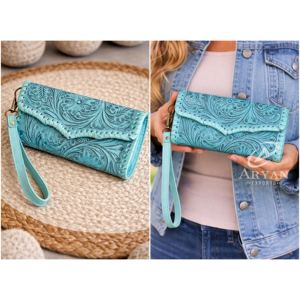 Fabricante de Bolsos de Mano de Lujo para Mujer, Venta al por Mayor de Carteras de Cuero Genuino Hechas a Mano, con Espacio para Dinero y Tarjetas de Crédito - Product Image 1