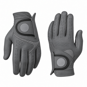 Gants de golf en cuir avec logo personnalisé, pour main gauche ou droite, préhension douce de qualité supérieure, respirants, flexibles, fournisseur d'usine en gros, OEM ODM - Product Image 2