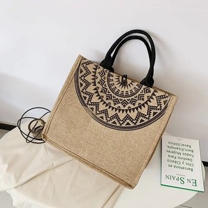 Bolsa de Yute Hecha a Mano con Dos Asas para Uso Diario al Aire Libre, Materiales de Alta Calidad, Cómoda y Confiable - Compre Directamente del Proveedor - Product Image 2