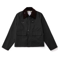 Veste d'hiver en toile de coton 100% écologique avec logo frontal, veste décontractée pour homme en toile de coton à col mandarin