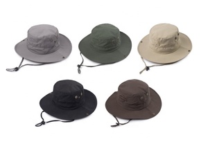 Chapeau Bob en Coton Blanc Uni avec Cordon – Vente Flash – Fabricant - Product Image 1