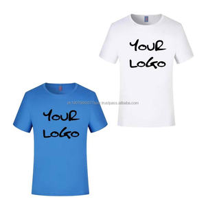 เสื้อยืดผ้าฝ้าย 100% สกรีนโลโก้ตามสั่ง เสื้อผ้าเรียบง่าย ระบายอากาศได้ดี ทรงปกติ สำหรับฤดูร้อน - Product Image 1