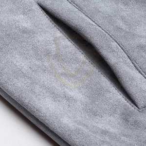 Veste en daim de haute qualité, coupe ajustée, réversible, multi-poches, zippée, veste en daim d'hiver - Product Image 5