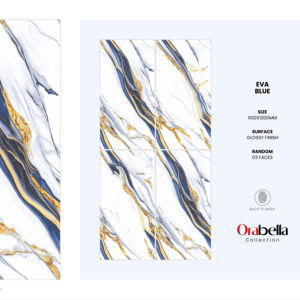 Carrelage en porcelaine de luxe à haute brillance 24x48 pouces, surface polie de qualité supérieure, design architectural moderne pour murs et sols - Product Image 1