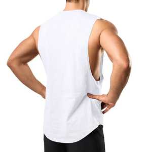 Top Trending Breathable Knitted Men's Tank Top High Street Style Eco-Friendly 100% Polyester Custom <b>Logo</b> Wholesale Best Quality - Product Image 6