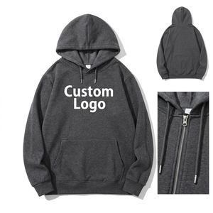 Sweat-shirt personnalisé pour homme en molleton épais, doublure polyester-coton, imprimé dessin animé, broderie, survêtement vierge, pull décontracté - Product Image 6