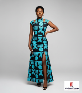 Tela de Algodón Ankara con Estampado Africano, Fábrica Textil de Marca Privada, OEM ODM, Tela Étnica de Moda al por Mayor - Product Image 2