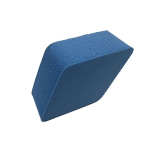 Eco-Friendly Cellulose Customized Biodegradable Cosmetic Foundation <b>Facial</b> Foam Puff Makeup Double Sided Soft Coarse Blue <b>Sponge</b> - Product Image 3