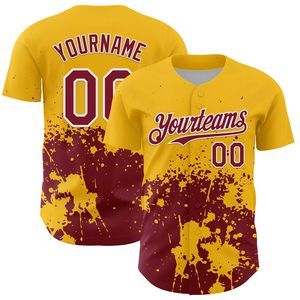 Uniforme de baseball personnalisé, maillot à manches courtes entièrement boutonné, séchage rapide, coton biologique, antibactérien, col en V, vêtements d'équipe - Product Image 1